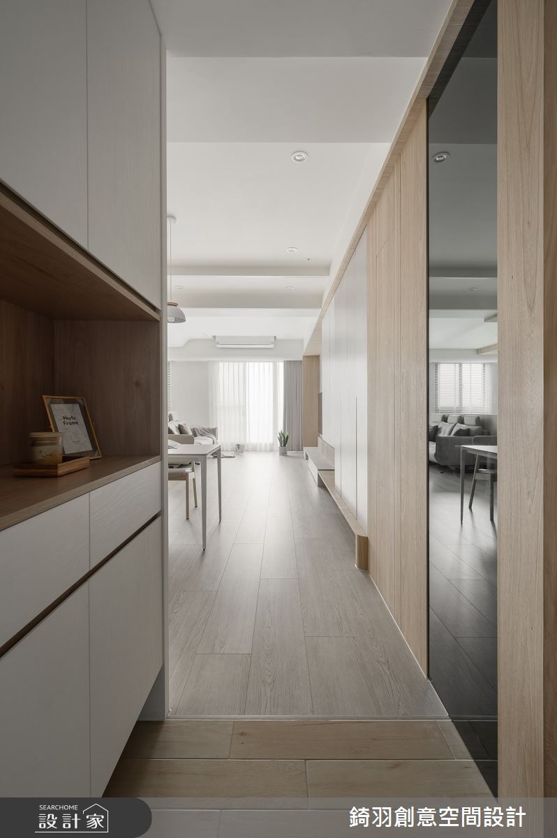 30坪新成屋(5年以下)＿日式無印風玄關案例圖片＿錡羽創意空間設計＿錡羽_53之1