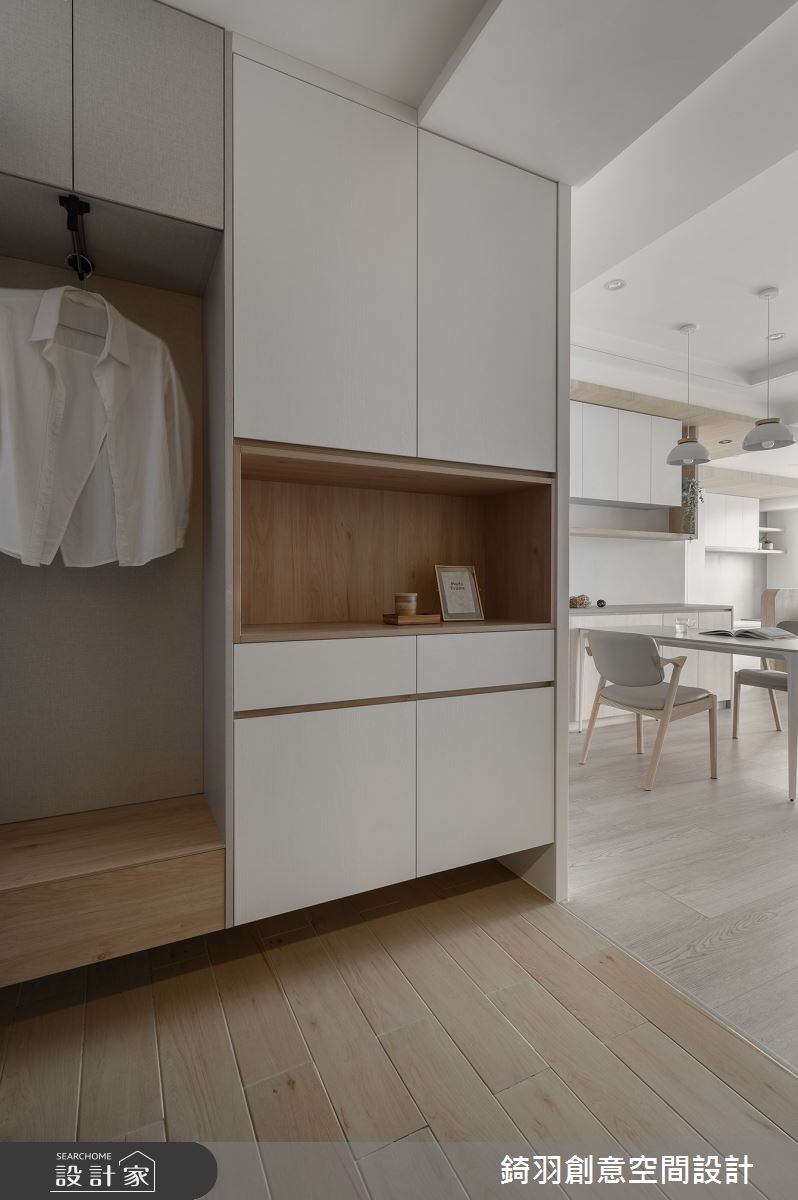 30坪新成屋(5年以下)＿日式無印風玄關案例圖片＿錡羽創意空間設計＿錡羽_53之2