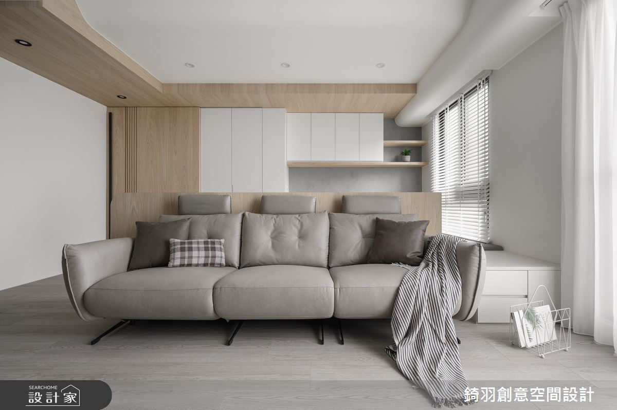 30坪新成屋(5年以下)＿日式無印風客廳案例圖片＿錡羽創意空間設計＿錡羽_53之11