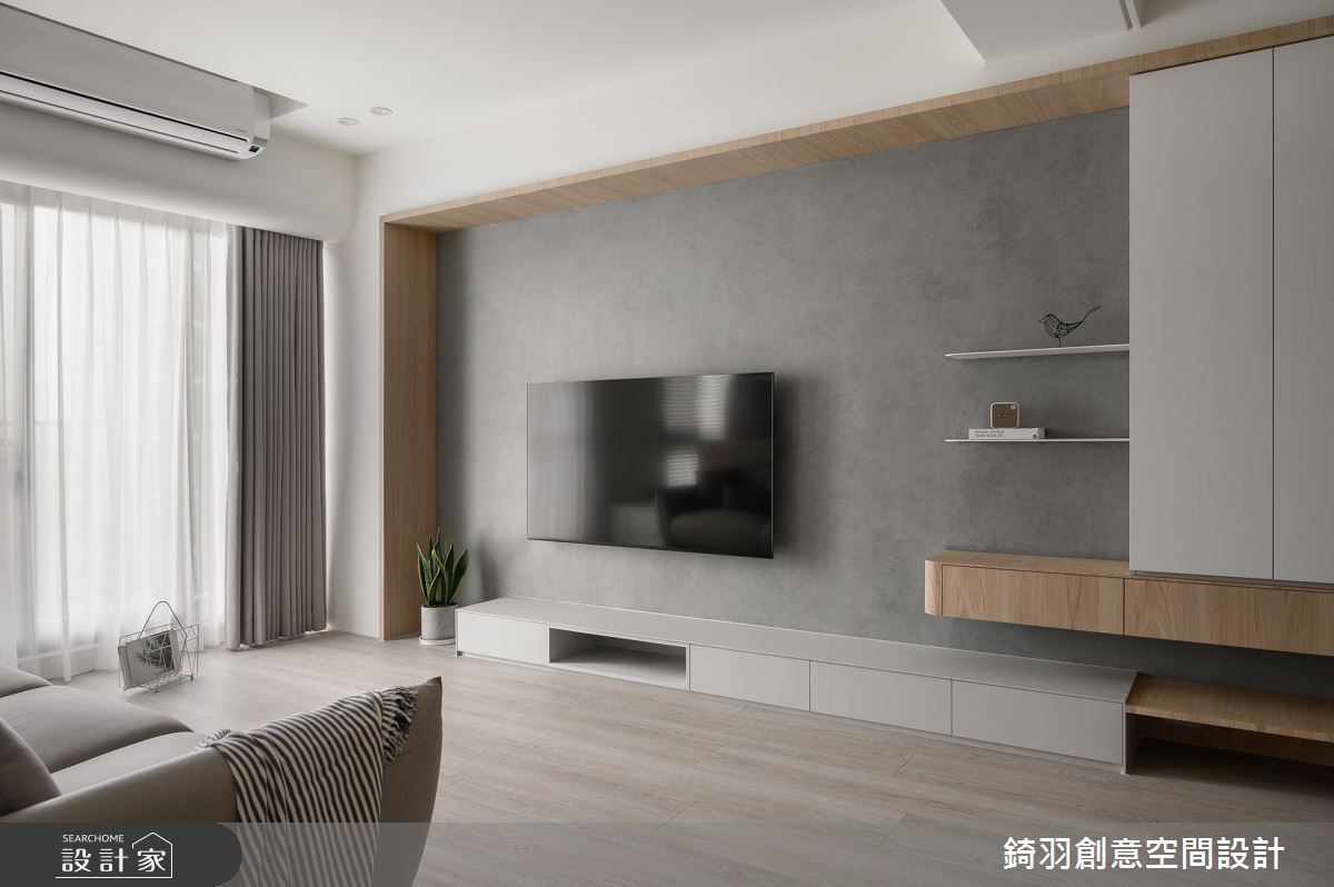 30坪新成屋(5年以下)＿日式無印風客廳案例圖片＿錡羽創意空間設計＿錡羽_53之18