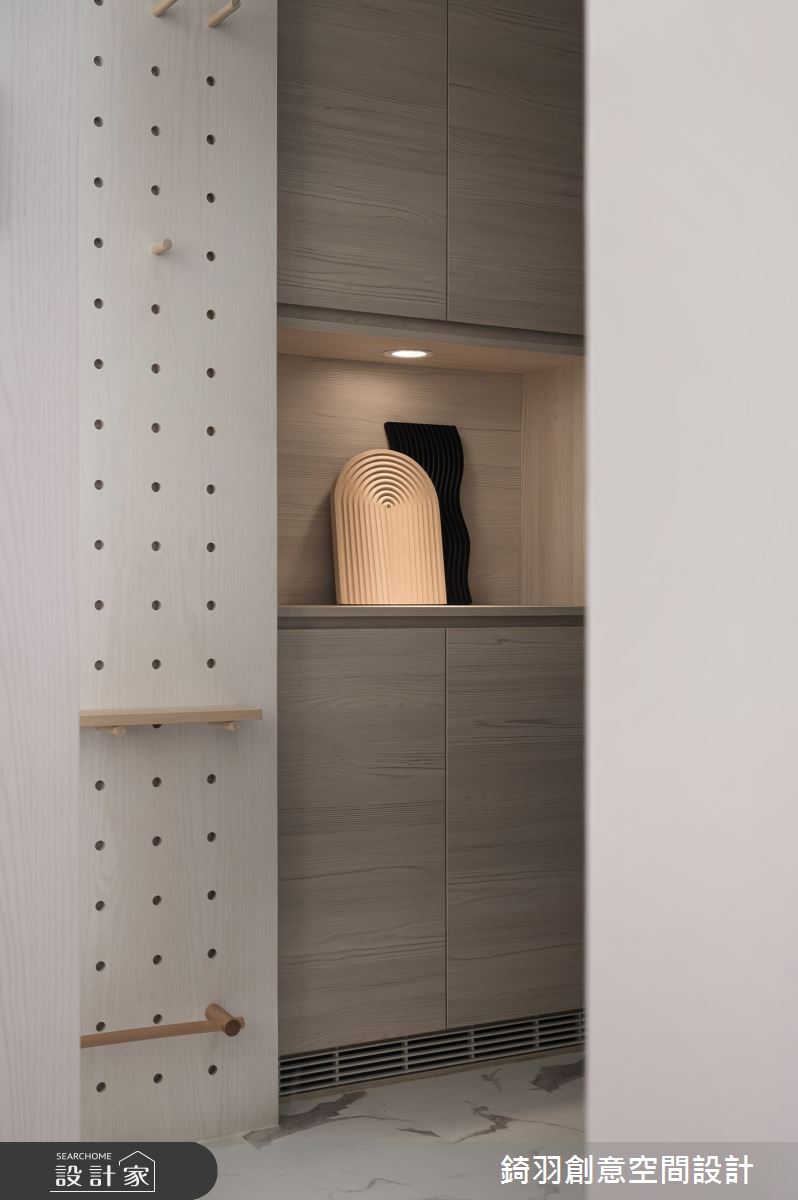 20坪新成屋(5年以下)＿侘寂風玄關案例圖片＿錡羽創意空間設計＿錡羽_54之2