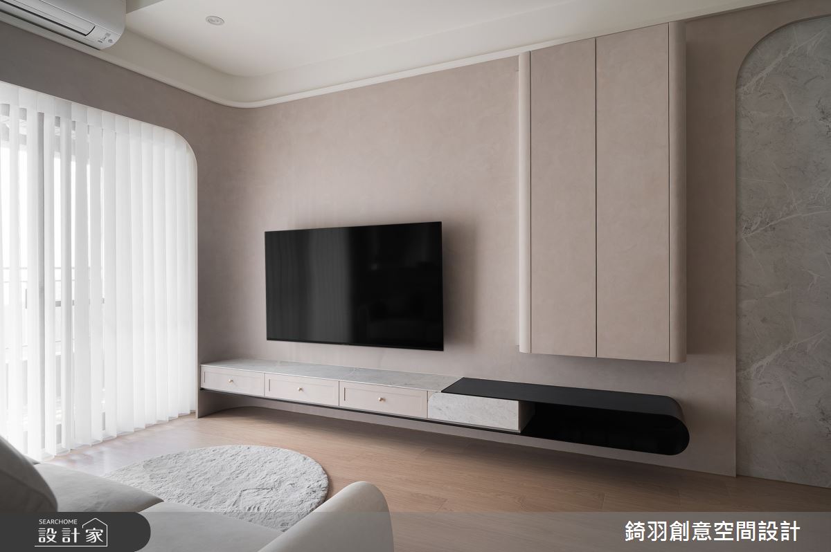 20坪新成屋(5年以下)＿侘寂風客廳案例圖片＿錡羽創意空間設計＿錡羽_54之4