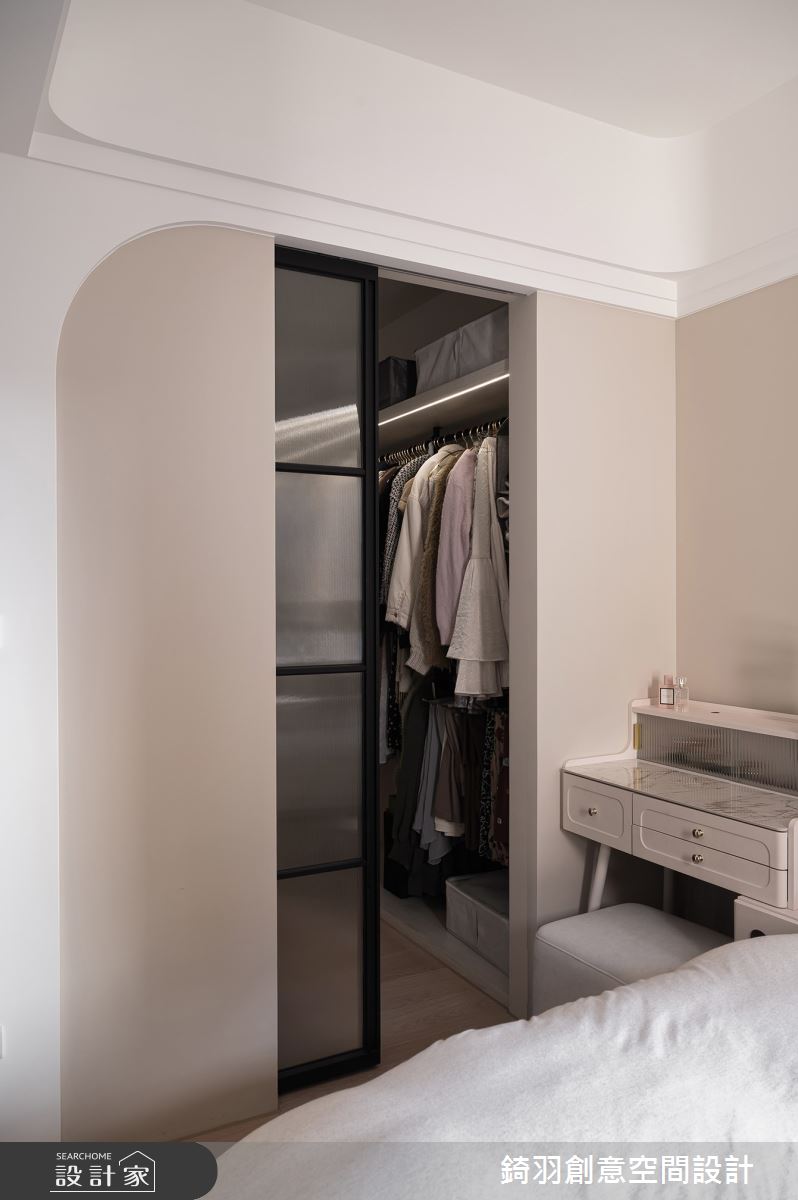 20坪新成屋(5年以下)＿侘寂風臥室更衣間案例圖片＿錡羽創意空間設計＿錡羽_54之13