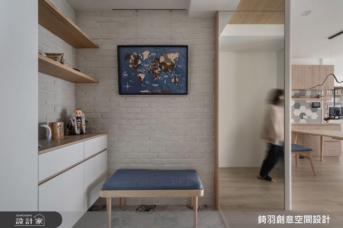 31坪新成屋(5年以下)＿日式無印風玄關案例圖片＿錡羽創意空間設計＿錡羽_55之1