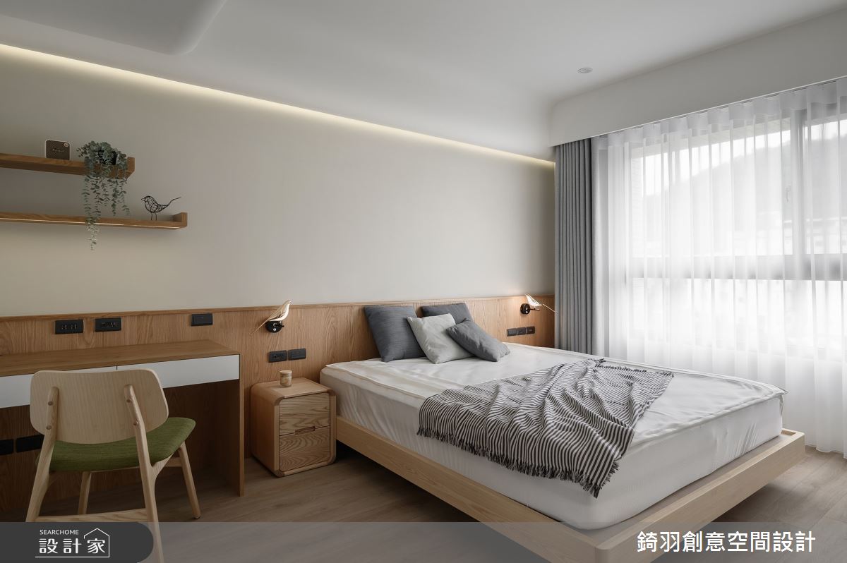 31坪新成屋(5年以下)＿日式無印風臥室案例圖片＿錡羽創意空間設計＿錡羽_55之12