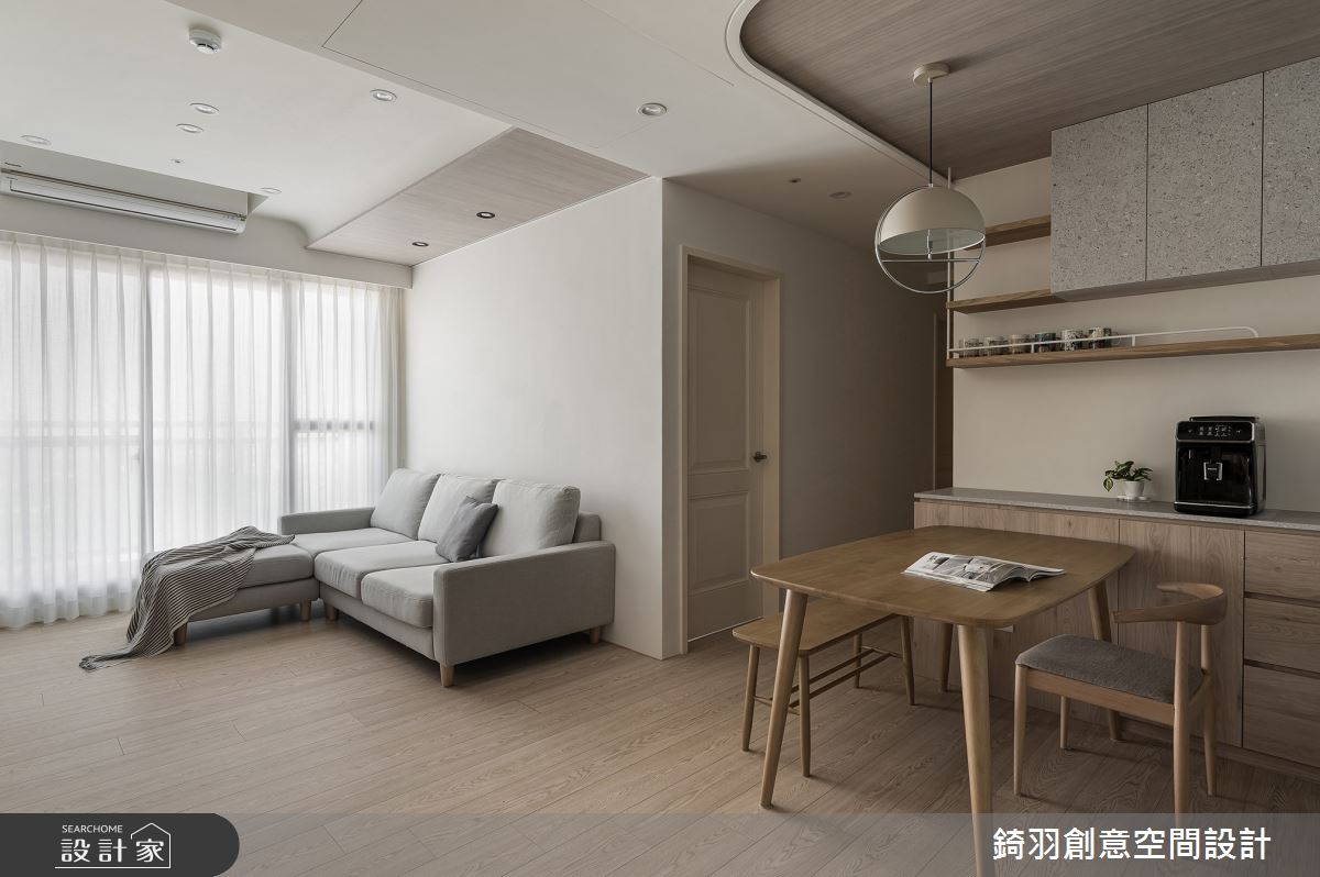 23坪新成屋(5年以下)＿日式無印風客廳餐廳案例圖片＿錡羽創意空間設計＿錡羽_56之5