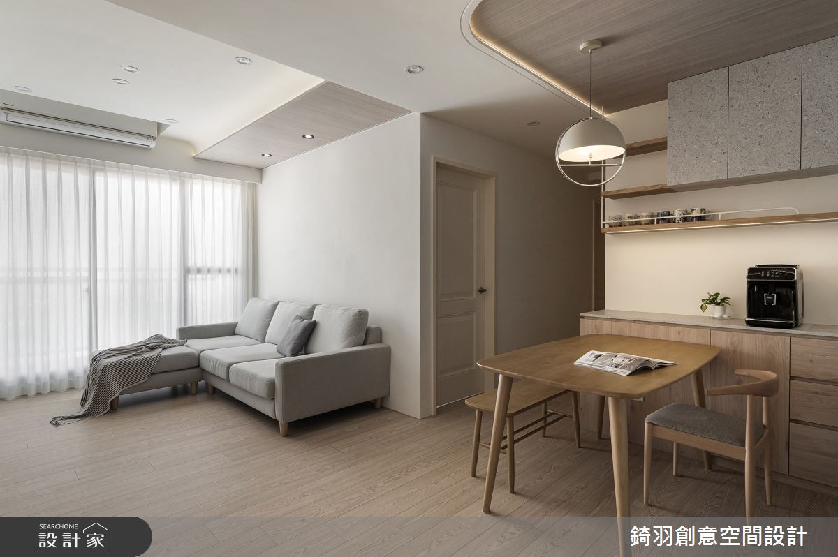 23坪新成屋(5年以下)＿日式無印風客廳餐廳案例圖片＿錡羽創意空間設計＿錡羽_56之6