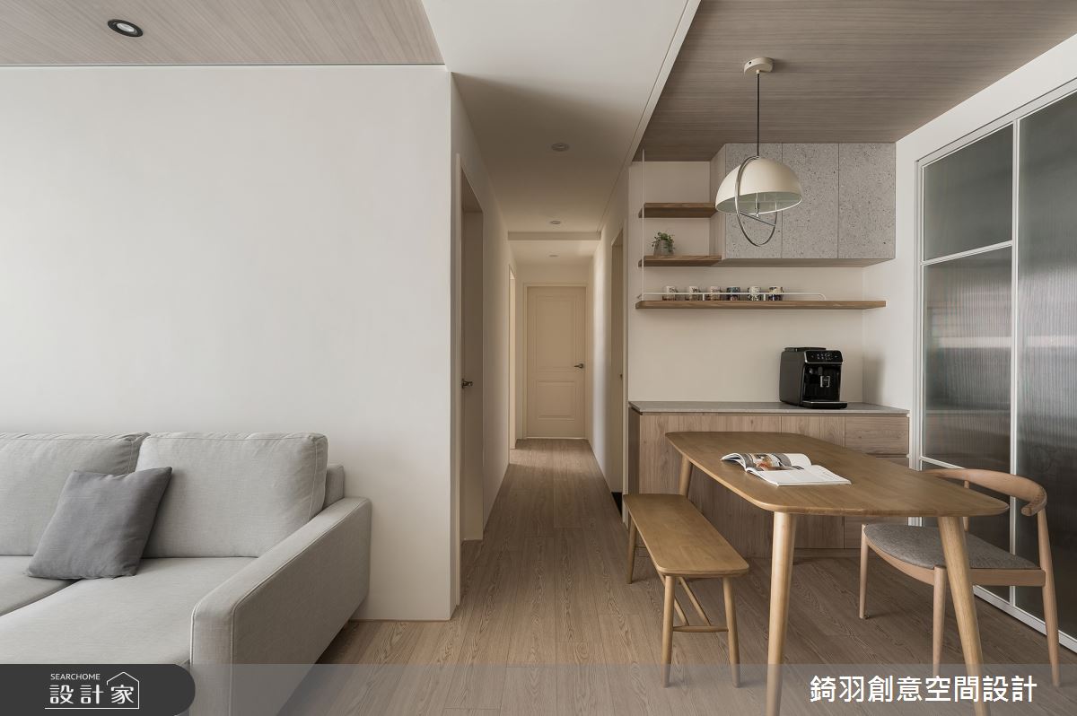 23坪新成屋(5年以下)＿日式無印風客廳餐廳走廊案例圖片＿錡羽創意空間設計＿錡羽_56之10
