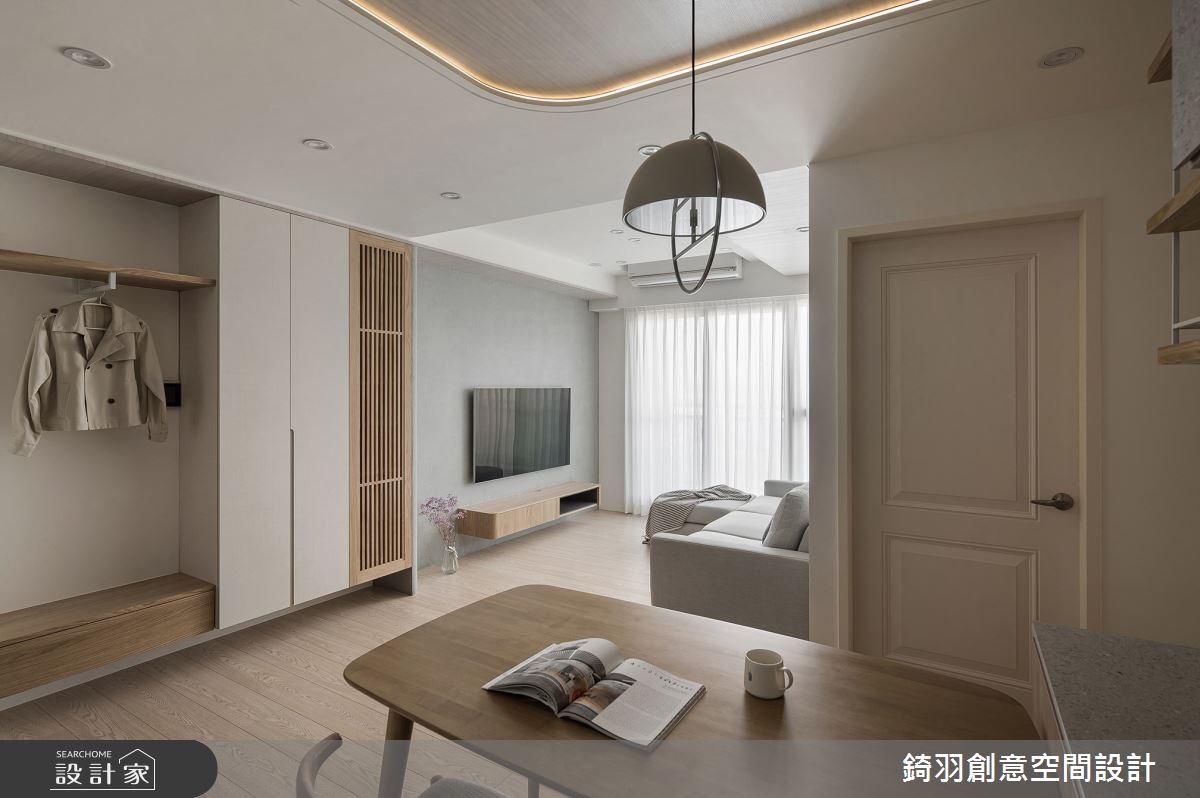 23坪新成屋(5年以下)＿日式無印風客廳餐廳案例圖片＿錡羽創意空間設計＿錡羽_56之14