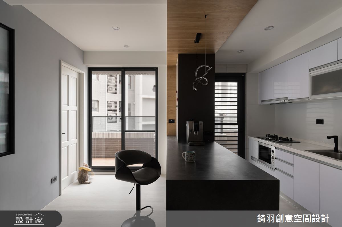 21坪預售屋＿現代風餐廳廚房中島案例圖片＿錡羽創意空間設計＿錡羽_57之15