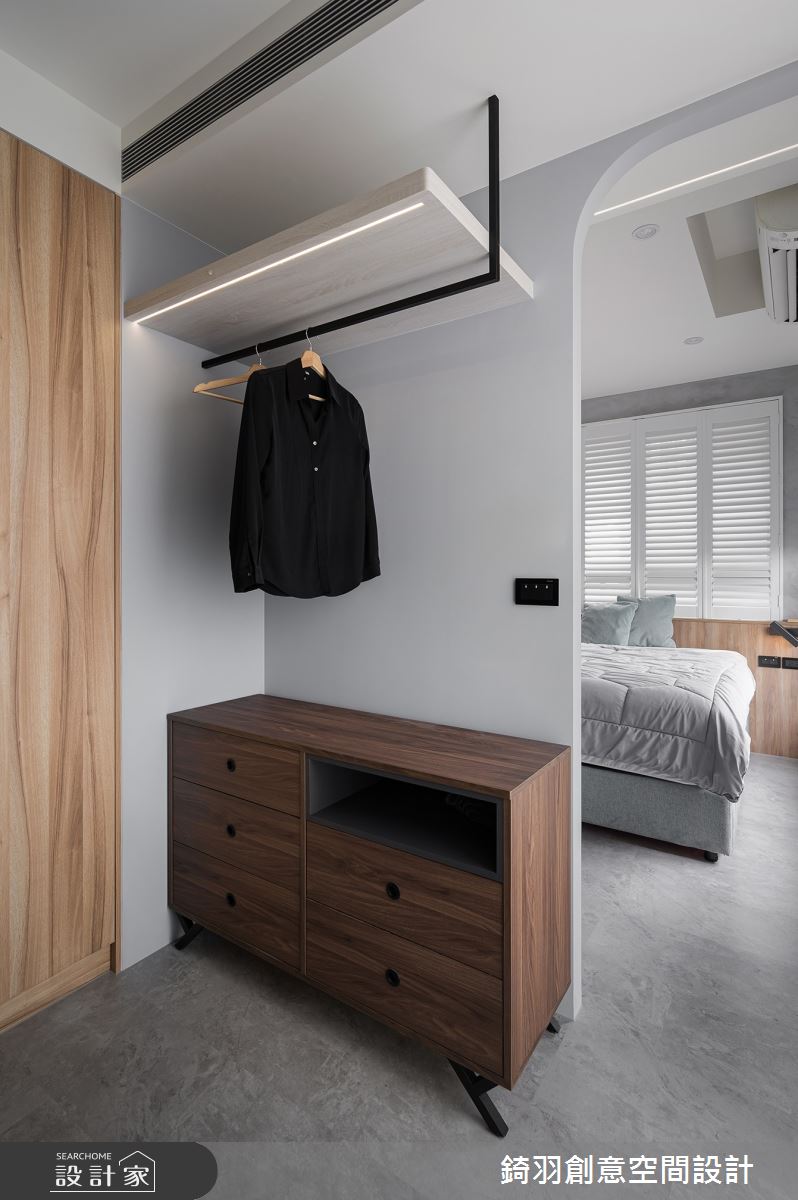 21坪預售屋＿現代風臥室更衣間案例圖片＿錡羽創意空間設計＿錡羽_57之19