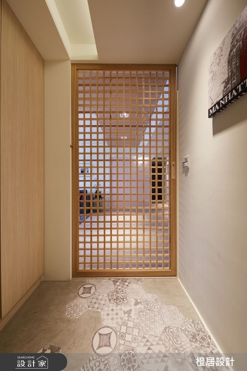 44坪中古屋(5~15年)＿混搭風玄關案例圖片＿橙居空間設計有限公司＿橙居_02之2