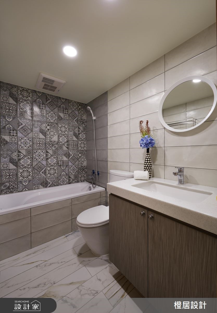 44坪中古屋(5~15年)＿混搭風浴室案例圖片＿橙居空間設計有限公司＿橙居_02之34