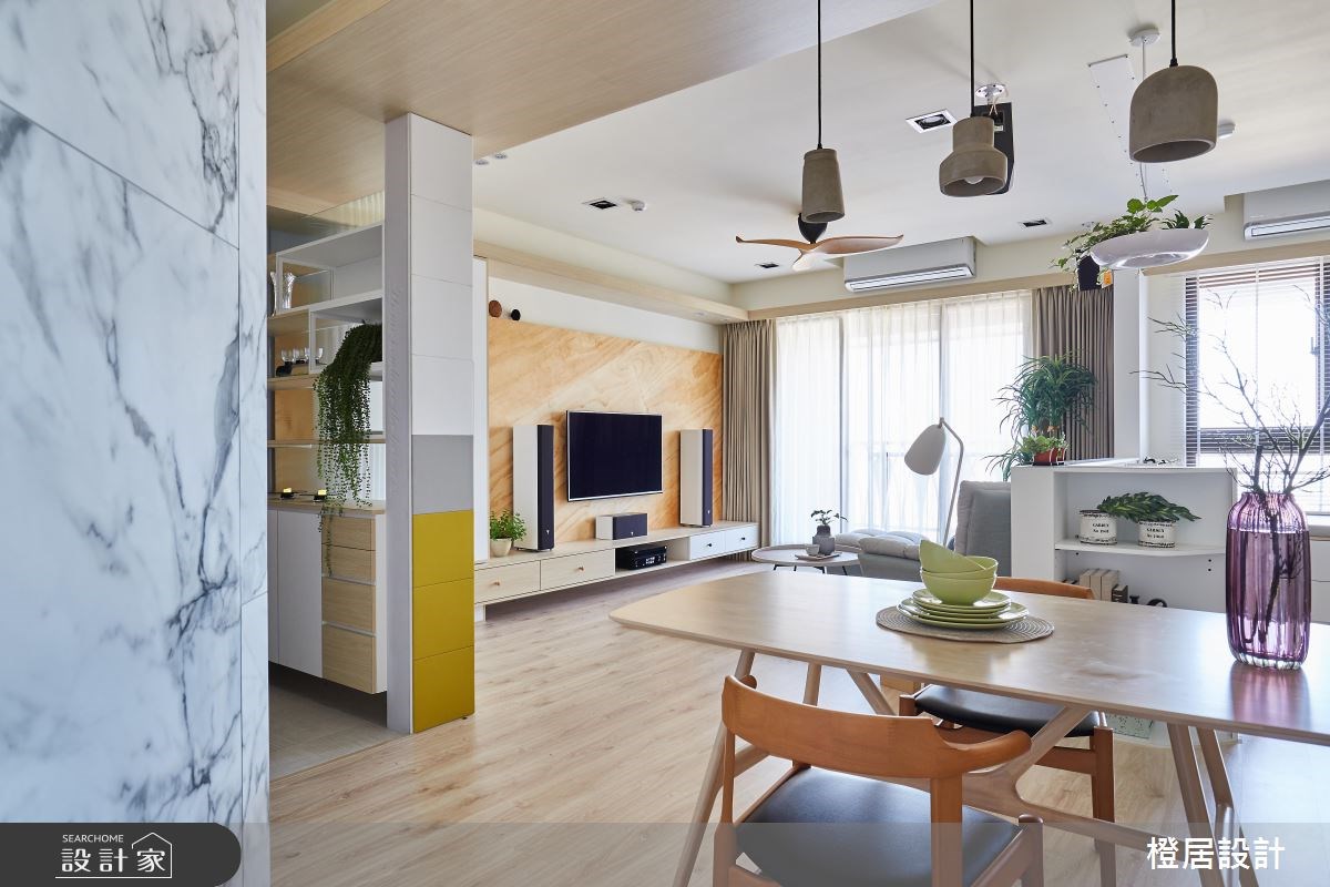 28坪預售屋＿北歐風餐廳案例圖片＿橙居空間設計有限公司＿橙居_03之12