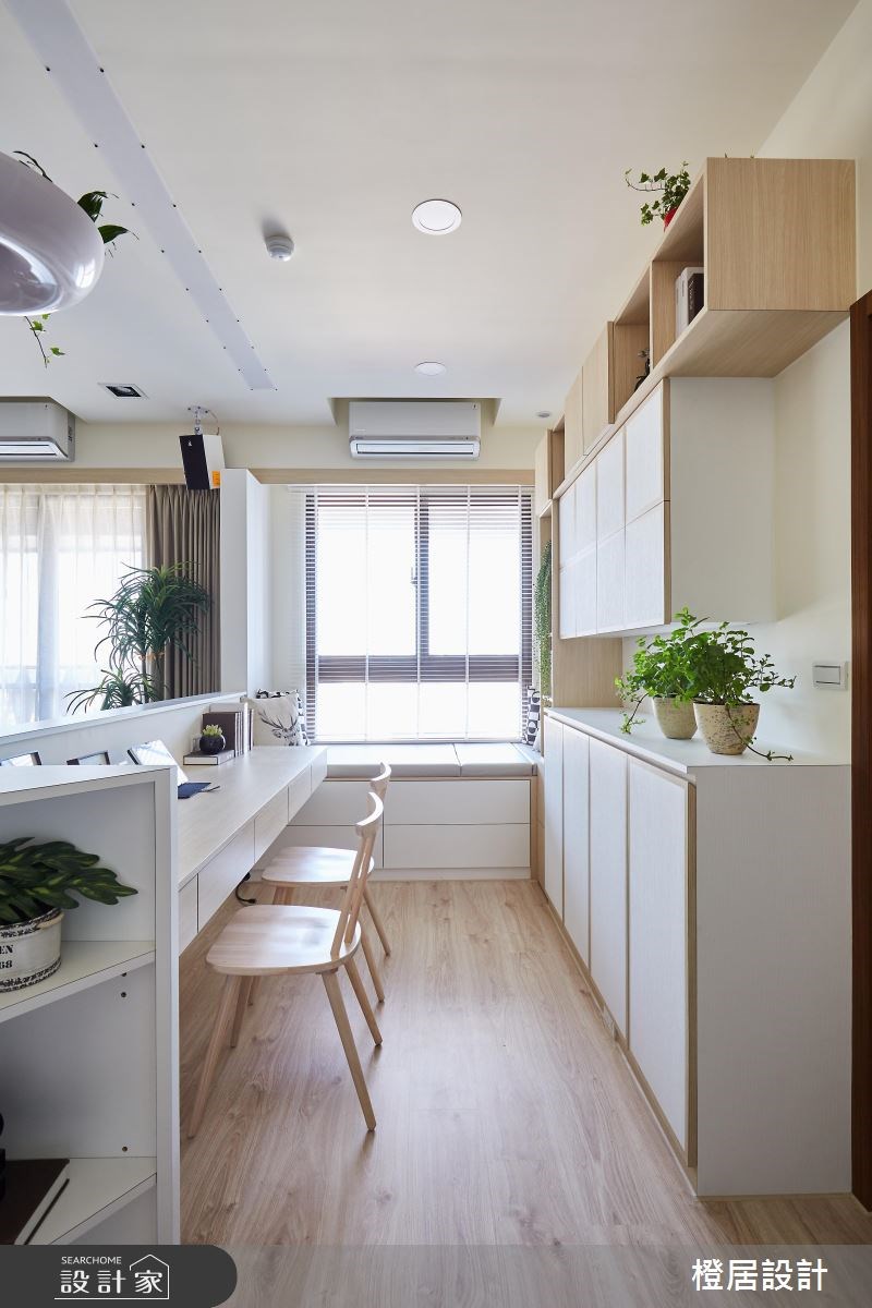 28坪預售屋＿北歐風書房臥榻案例圖片＿橙居空間設計有限公司＿橙居_03之18