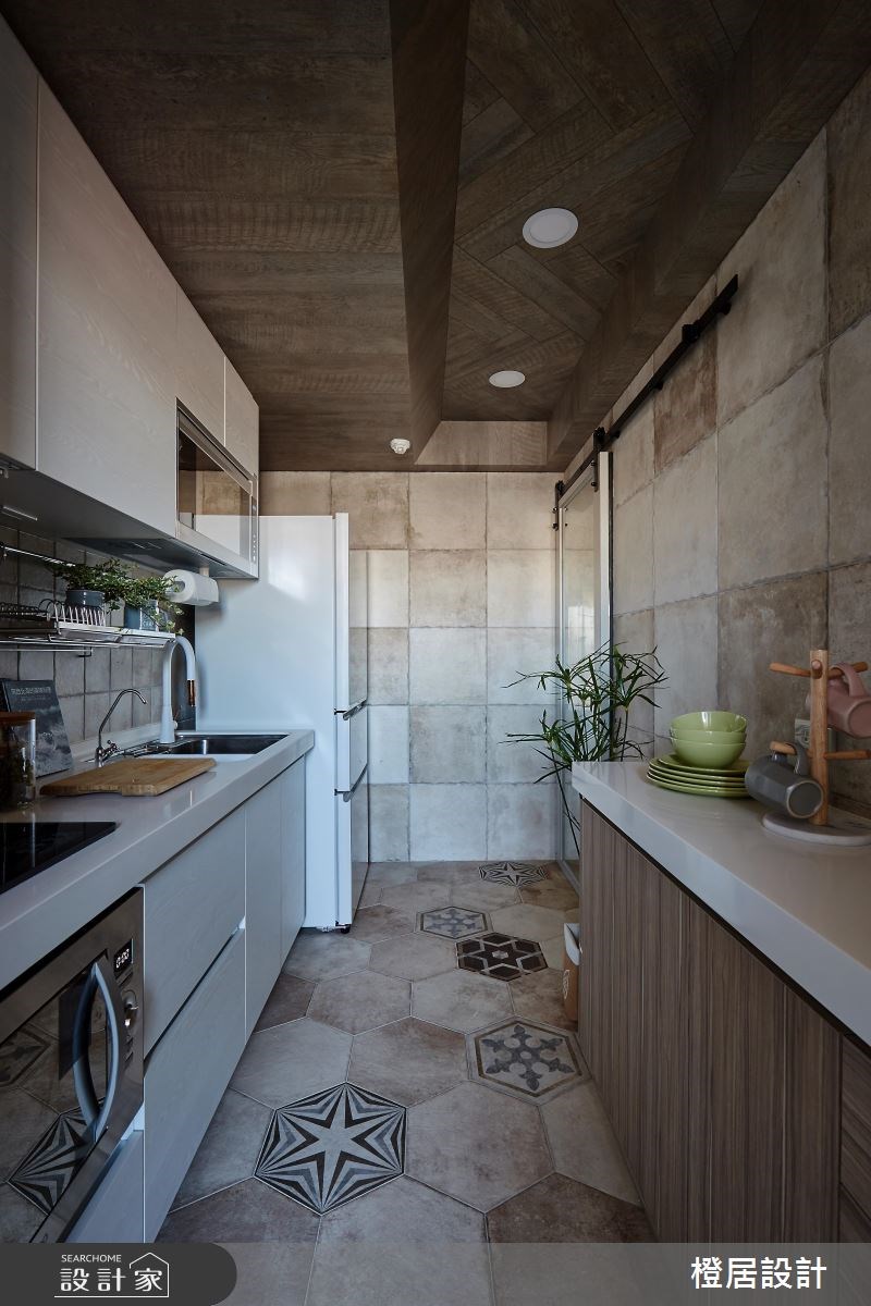 28坪預售屋＿北歐風廚房案例圖片＿橙居空間設計有限公司＿橙居_03之22