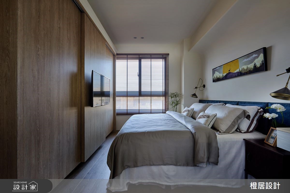 28坪預售屋＿北歐風臥室案例圖片＿橙居空間設計有限公司＿橙居_03之24