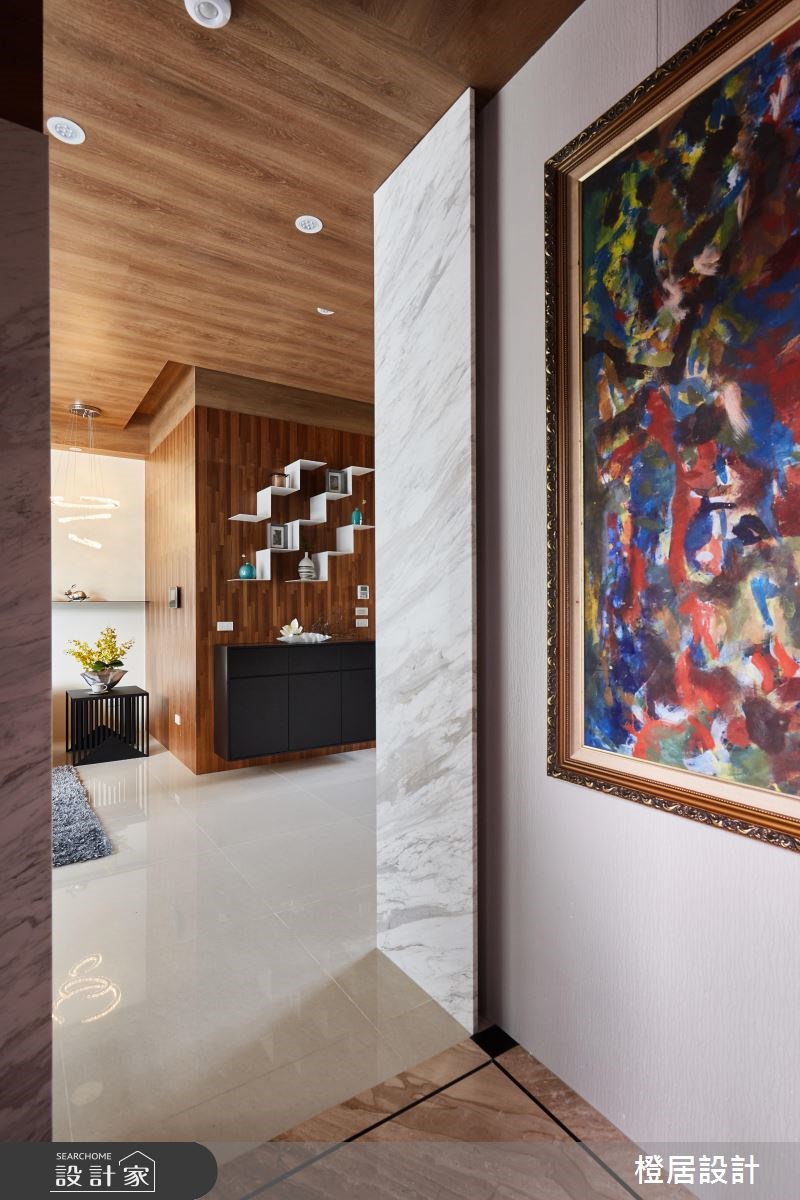 130坪新成屋(5年以下)＿混搭風玄關案例圖片＿橙居空間設計有限公司＿橙居_04之2