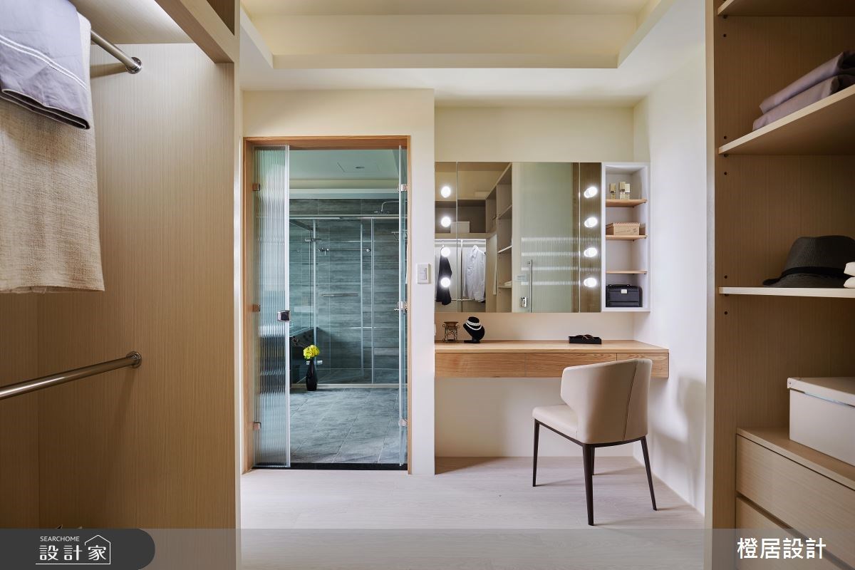 130坪新成屋(5年以下)＿混搭風更衣間案例圖片＿橙居空間設計有限公司＿橙居_04之25