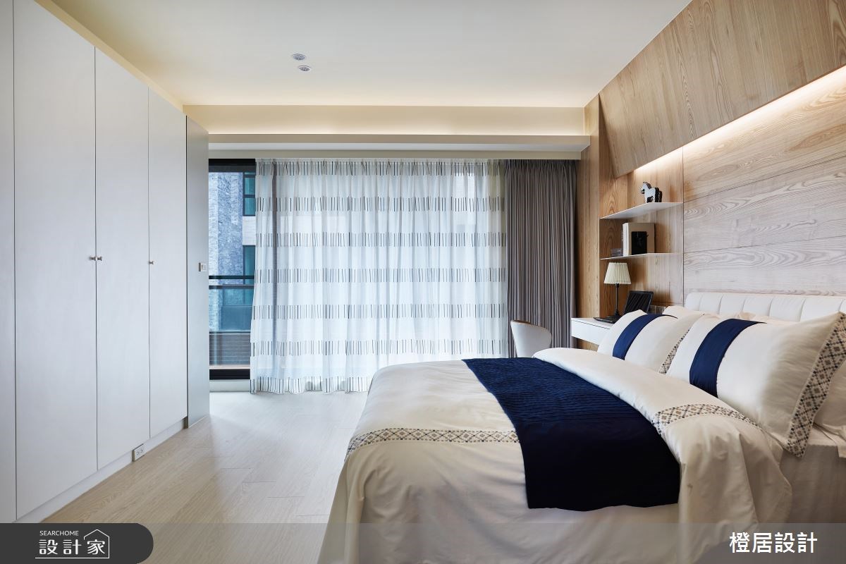 130坪新成屋(5年以下)＿混搭風臥室案例圖片＿橙居空間設計有限公司＿橙居_04之39