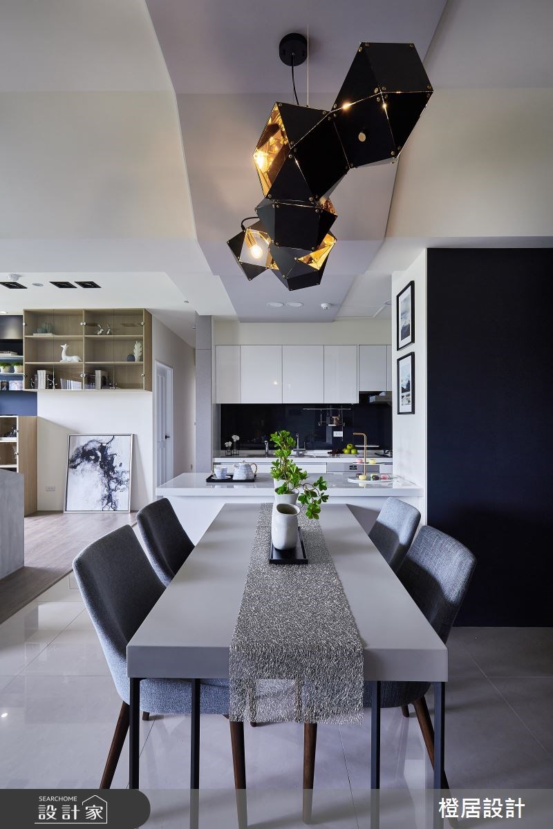 32坪新成屋(5年以下)＿現代風餐廳案例圖片＿橙居空間設計有限公司＿橙居_05之14