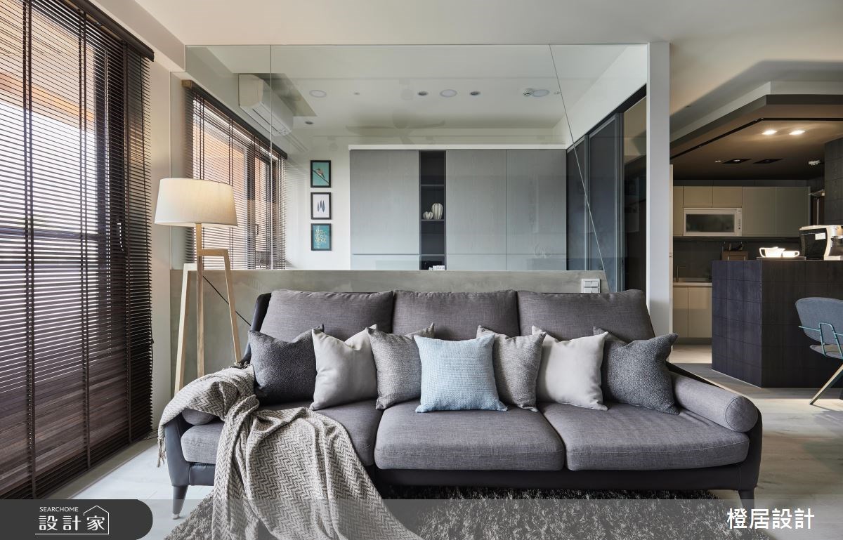 26坪預售屋＿混搭風客廳案例圖片＿橙居空間設計有限公司＿橙居_06之5