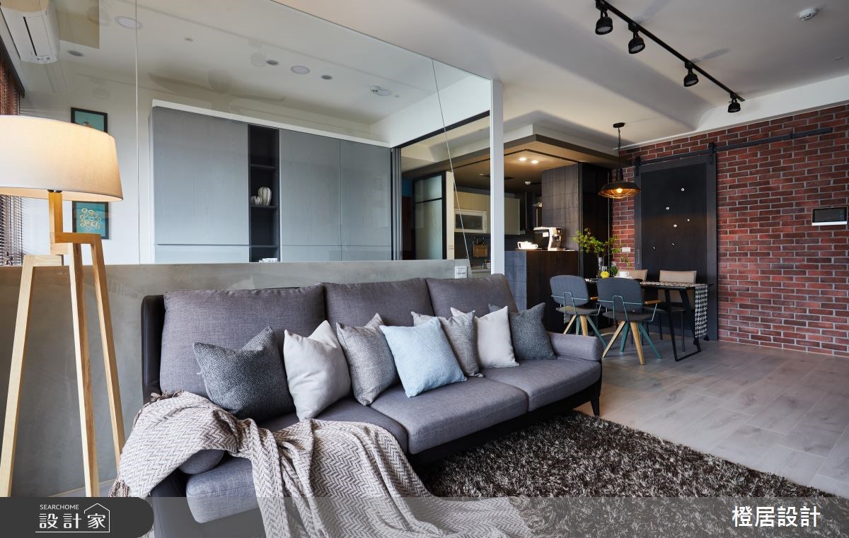 26坪預售屋＿混搭風客廳案例圖片＿橙居空間設計有限公司＿橙居_06之7