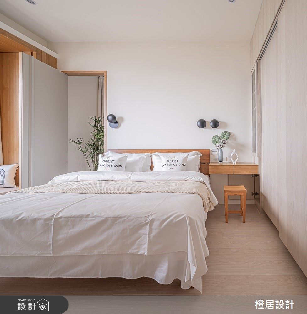 32坪新成屋(5年以下)＿北歐風臥室案例圖片＿橙居空間設計有限公司＿橙居_07之19