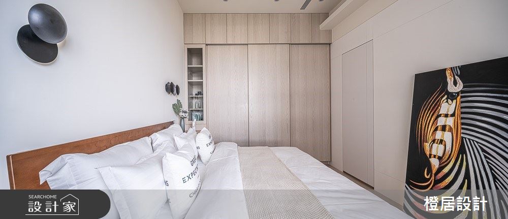 32坪新成屋(5年以下)＿北歐風臥室案例圖片＿橙居空間設計有限公司＿橙居_07之15