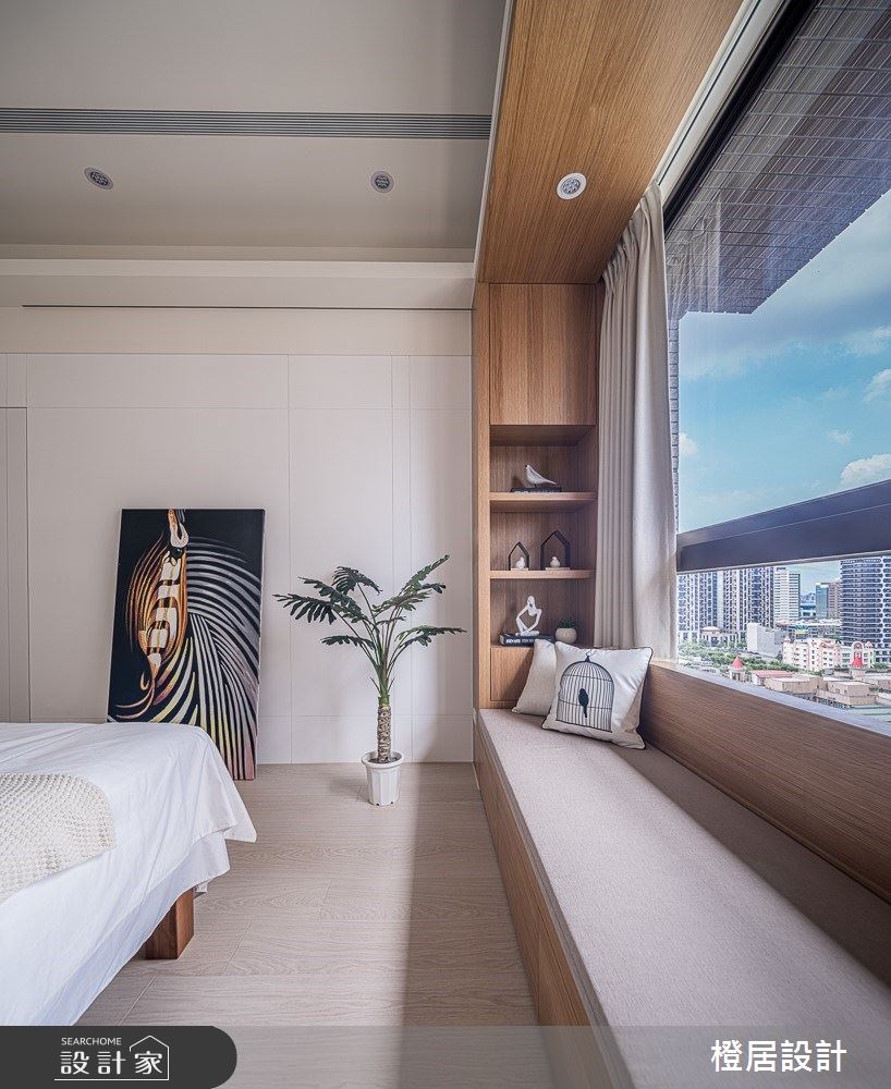 32坪新成屋(5年以下)＿北歐風臥室臥榻案例圖片＿橙居空間設計有限公司＿橙居_07之17