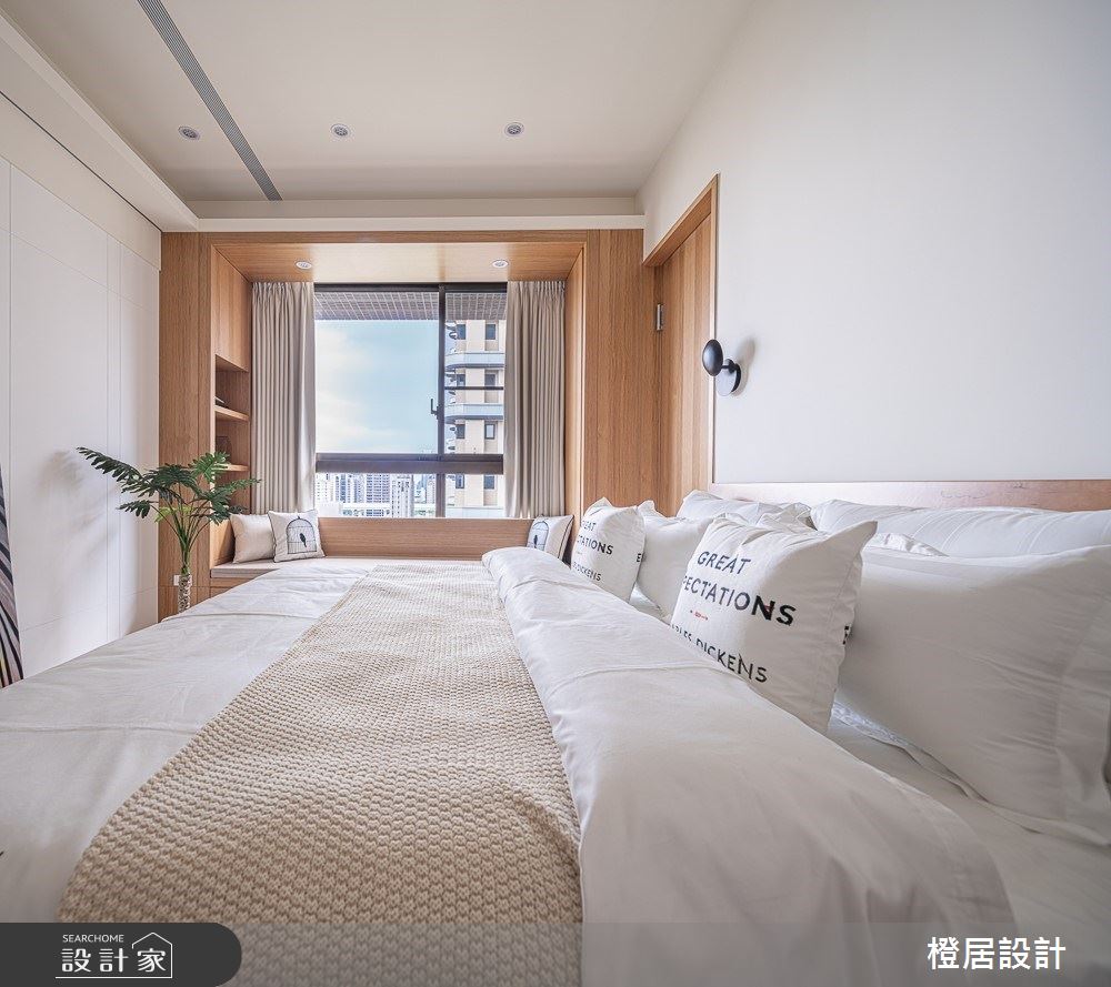 32坪新成屋(5年以下)＿北歐風臥室案例圖片＿橙居空間設計有限公司＿橙居_07之20