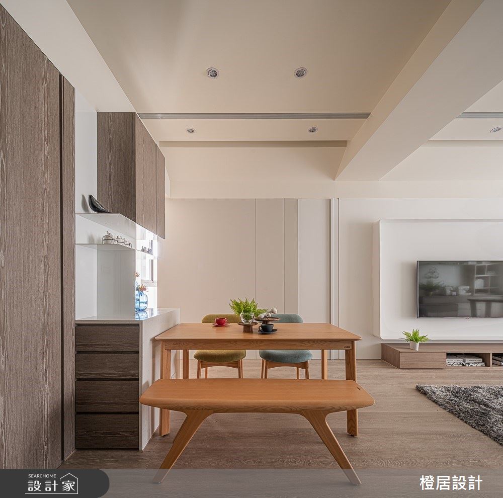 32坪新成屋(5年以下)＿北歐風餐廳案例圖片＿橙居空間設計有限公司＿橙居_07之2