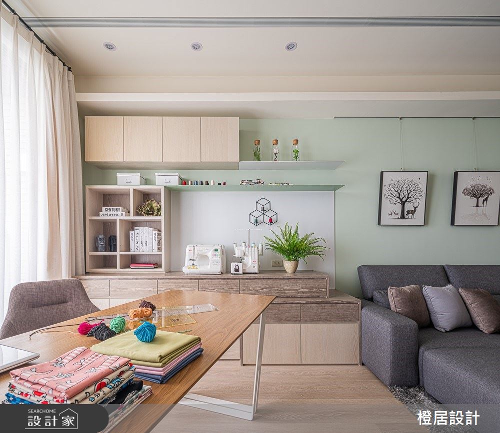 32坪新成屋(5年以下)＿北歐風書房案例圖片＿橙居空間設計有限公司＿橙居_07之9