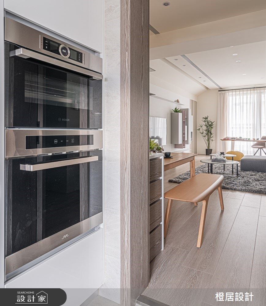 32坪新成屋(5年以下)＿北歐風客廳餐廳案例圖片＿橙居空間設計有限公司＿橙居_07之4
