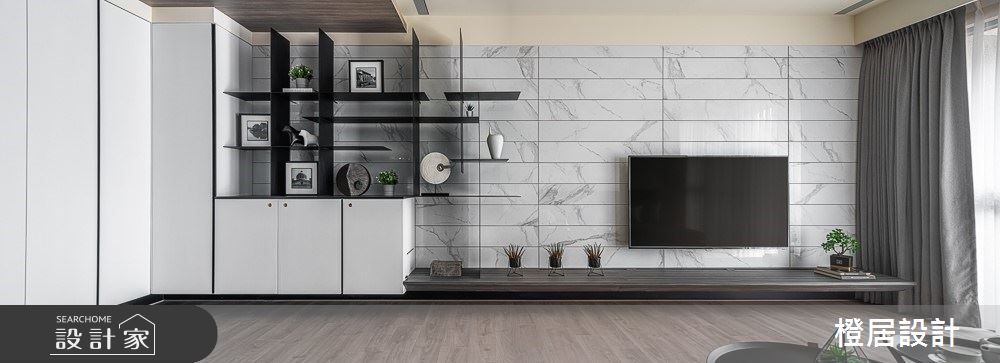 33坪新成屋(5年以下)＿現代風客廳案例圖片＿橙居空間設計有限公司＿橙居_08之6