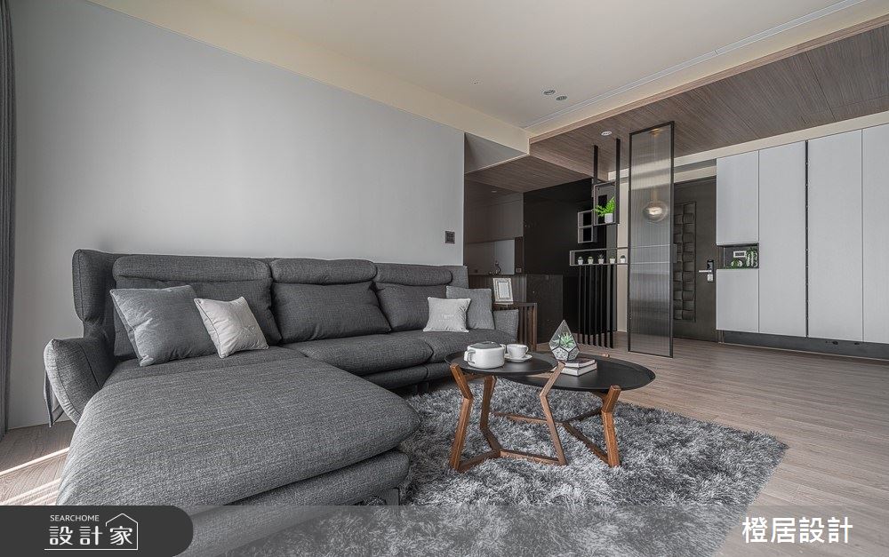 33坪新成屋(5年以下)＿現代風客廳案例圖片＿橙居空間設計有限公司＿橙居_08之8