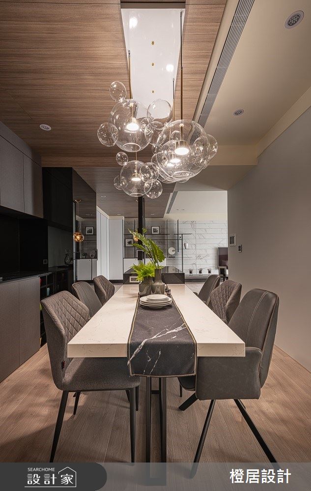 33坪新成屋(5年以下)＿現代風餐廳案例圖片＿橙居空間設計有限公司＿橙居_08之14