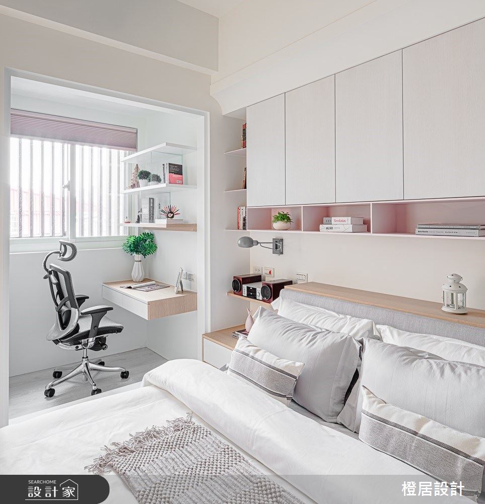 15坪新成屋(5年以下)＿北歐風臥室案例圖片＿橙居空間設計有限公司＿橙居_09之16