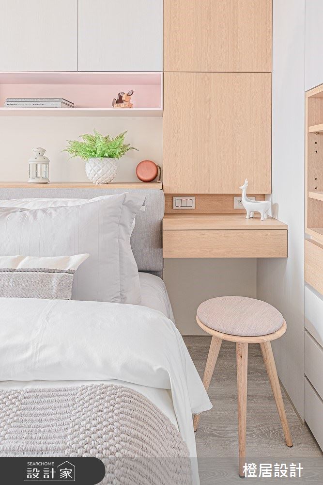 15坪新成屋(5年以下)＿北歐風臥室案例圖片＿橙居空間設計有限公司＿橙居_09之17