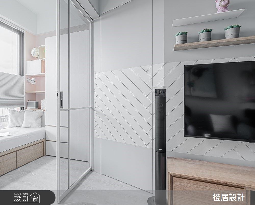 15坪新成屋(5年以下)＿北歐風客廳臥榻案例圖片＿橙居空間設計有限公司＿橙居_09之11