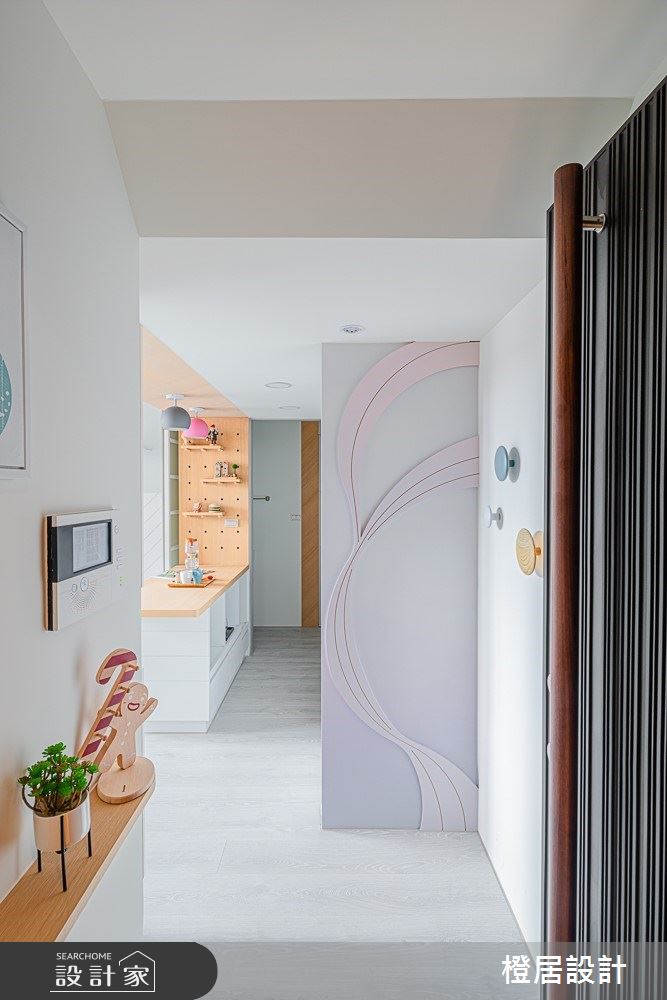 15坪新成屋(5年以下)＿北歐風玄關吧檯案例圖片＿橙居空間設計有限公司＿橙居_09之1