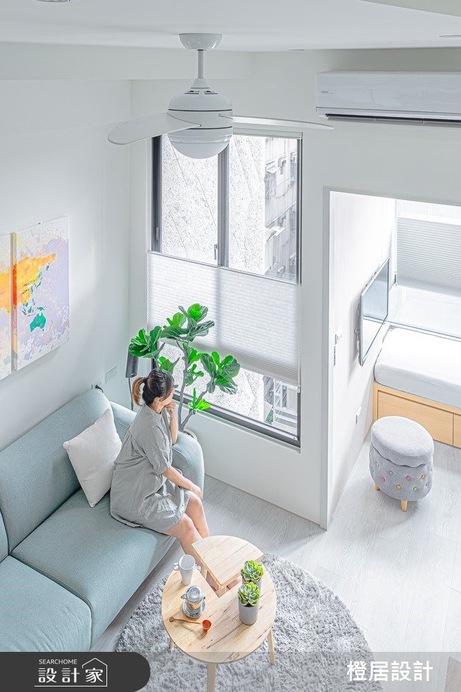 15坪新成屋(5年以下)＿北歐風客廳案例圖片＿橙居空間設計有限公司＿橙居_09之7