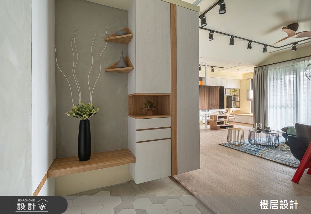 26坪預售屋＿北歐風玄關案例圖片＿橙居空間設計有限公司＿橙居_10之2