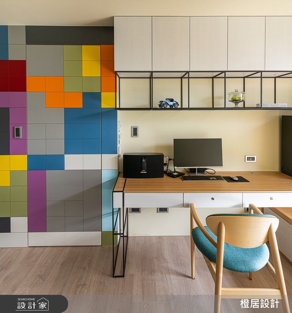26坪預售屋＿北歐風書房案例圖片＿橙居空間設計有限公司＿橙居_10之7