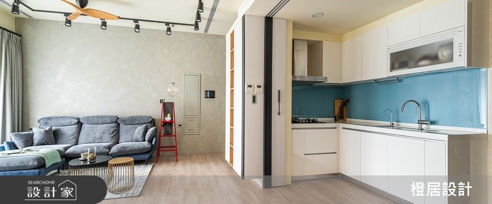 26坪預售屋＿北歐風廚房案例圖片＿橙居空間設計有限公司＿橙居_10之10