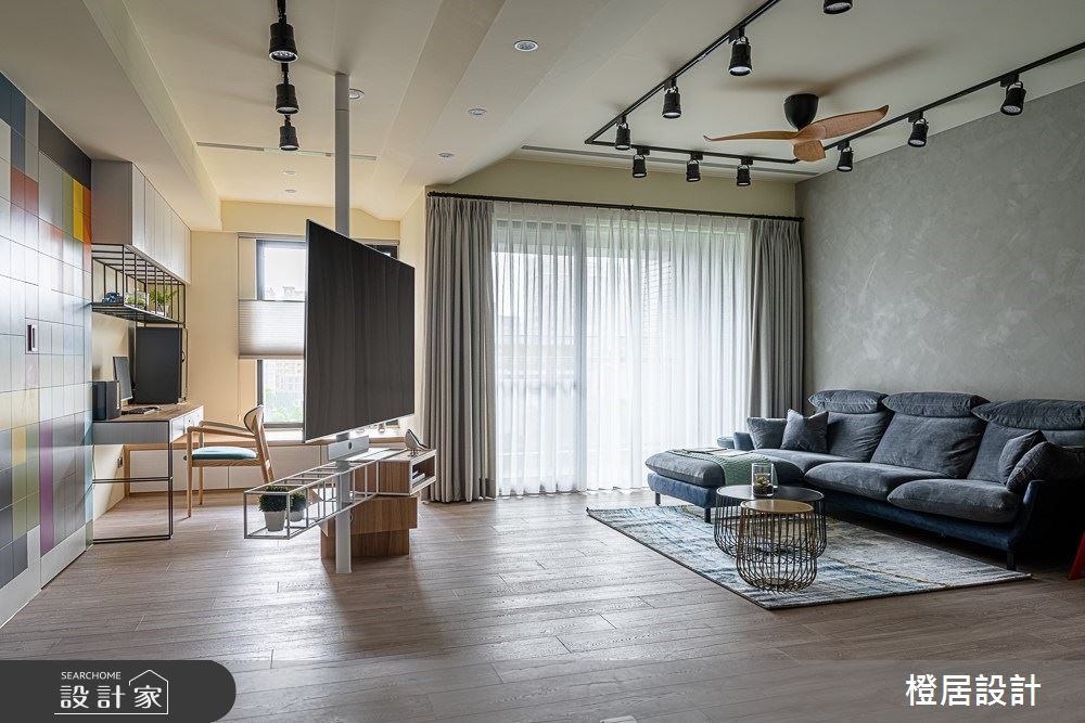 26坪預售屋＿北歐風客廳書房案例圖片＿橙居空間設計有限公司＿橙居_10之11