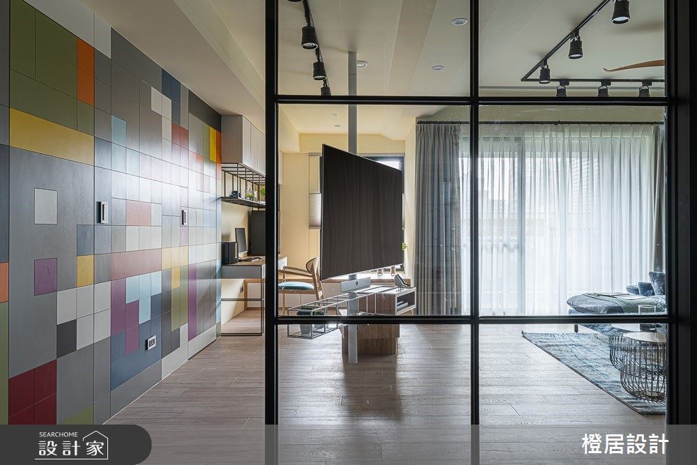 26坪預售屋＿北歐風客廳書房案例圖片＿橙居空間設計有限公司＿橙居_10之12