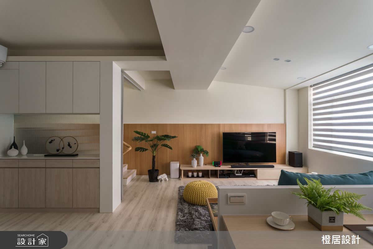 70坪老屋(16~30年)＿北歐風客廳案例圖片＿橙居空間設計有限公司＿橙居_11之1