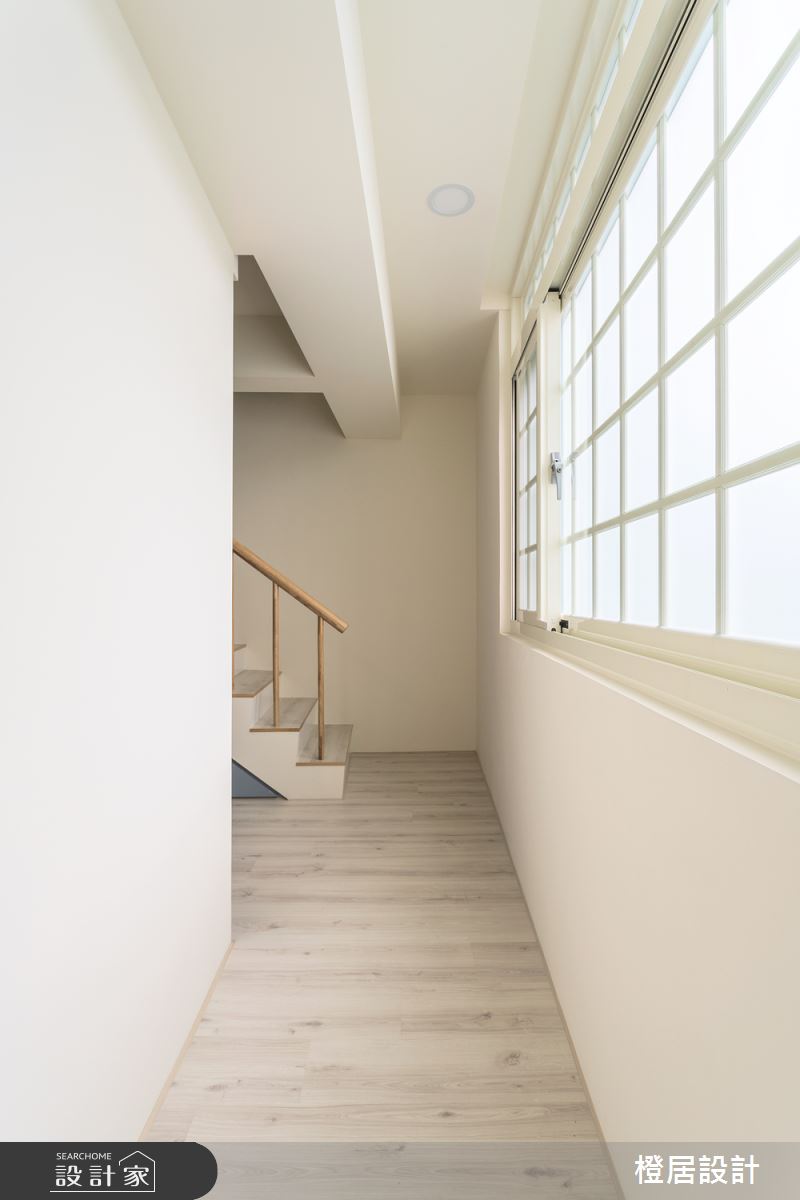 70坪老屋(16~30年)＿北歐風樓梯走廊案例圖片＿橙居空間設計有限公司＿橙居_11之15