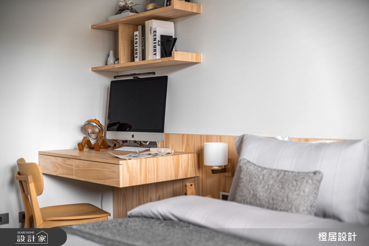 27坪新成屋(5年以下)＿北歐風臥室案例圖片＿橙居空間設計有限公司＿橙居_12之18